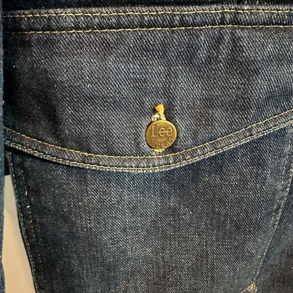 Vtg 70s Mens Lee STORM RIDER Denim Sherpa Lined Western Chore Jacket Coat Sz LL - Picture 4 of 7